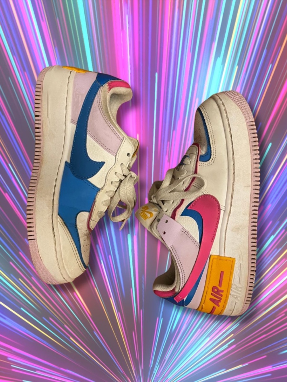 Nike Air Force 1 Shadow '90s Multi-Color Women's Sneakers